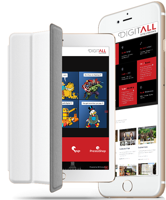 Illustration Digital marketing